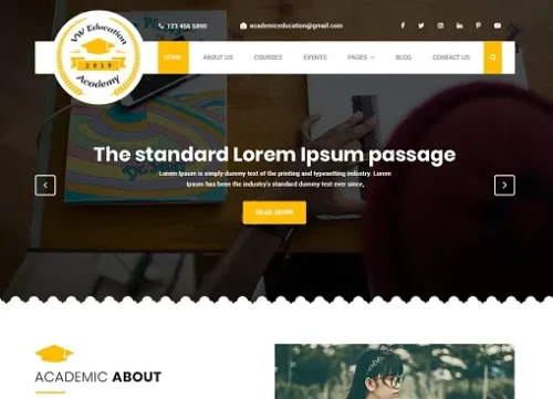 Free Academic WordPress Theme